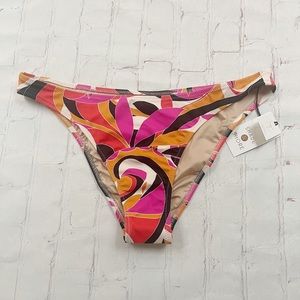 [Shade & Shore] NWT pucci style print high leg extra cheeky bikini bottom medium